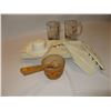 Image 1 : Borner Germany V-Slicer, Wooden Mortar & Pestle, Sask Beer Mugs