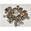 Image 3 : Charm Bracelet with Some Charms (not all) Marked Sterling Silver