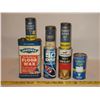 Image 1 : Vintage Tins (Outboard Oil, Aerowax, Rubber Repair)