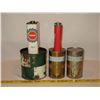 Image 4 : Vintage Oil Tins (Texaco, Esso, Permatex, Flo-Rite)
