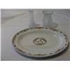Image 1 : Grindley, England Platter & Two Glass Vases