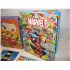 Image 4 : Lot of Kids Books & Puzzles - Marvel, Star Wars, He-Man, Spiderman, Etc.