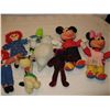 Image 1 : Lot of Stuffed Toys - Raggedy Anne & Andy, Mickey & Minnie Mouse, Odie, Etc.