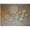 Image 1 : Corning ware Corelle Dishes - 7 Dinner Plates, 7 Dessert Plates, 8 Mugs