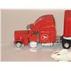 Image 3 : Canada Post Toy Semi Truck & Trailer and Lot of Toy Cars, Etc.