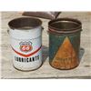 Image 1 : Pacific 66 & William Penn Motor Oil 5 Gallon Tins