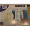 Image 2 : Sauder Oak Finish Quilt Rack. New in Box. Measures 28.5" x 39.125" x 19.75"