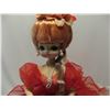 Image 2 : Big Eyed Boudoir Doll. Red organza & lace dress with hoop. Nice condition. 19" tall. Made in Japan.