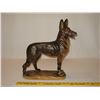 Image 2 : Large Vintage Chalkware German Sheppard Dog. Stands 16" tall. Some damage to the legs. A nice heavy,