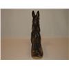 Image 4 : Large Vintage Chalkware German Sheppard Dog. Stands 16" tall. Some damage to the legs. A nice heavy,