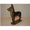 Image 6 : Large Vintage Chalkware German Sheppard Dog. Stands 16" tall. Some damage to the legs. A nice heavy,