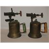 Image 1 : Pair of Vintage Brass Blow Torches