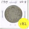 Image 1 : 1919 Canadian Silver 50 Cents. VG-8.