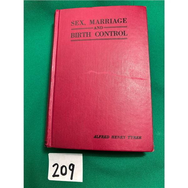 Vintage 1943 "Sex, Marriage, Birth Control" Book
