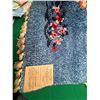 Image 2 : Pastel Colored Duvet Cover (Never Used) Queen Chenille Rug w/ Fringe 4" Long x 2" wide Eaton's Tag