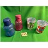 Image 2 : Plastic Children Cups (2) -Tupperware (2) Marvel