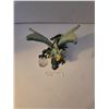 Image 4 : Vintage Winter Dragon on Ice Fantasy Figurine. 6 1/2 inches tall, 5 inches across wing span.