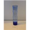Image 2 : Vintage Cobalt Blue Glass Bamboo Vase. 7 inches tall, 1 1/2 inches wide.