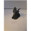 Image 1 : Vintage Black Dragon Figurine. 3 1/2 inches tall, 3 1/2 inches X 2 1/4 inches