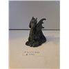 Image 2 : Vintage Black Dragon Figurine. 3 1/2 inches tall, 3 1/2 inches X 2 1/4 inches