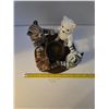 Image 2 : Vintage Penco Circle of Friends Ceramic Candle Holder Featuring Four Cats.