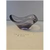 Image 2 : Vintage Purple Italian Glass Dish. 4 3/4 inches across X 2 1/4 inches tall