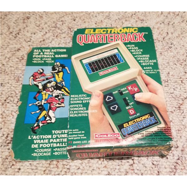 Vintage Colco Electronic Quarterback Game