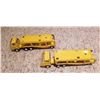 Image 2 : Vintage Yellow Metal Tonka Trucks with Car Hauler Trailers