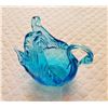 Image 1 : Antique Blue Glass Swan Bowl