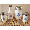 Image 1 : Vintage Salt, Pepper, Vinegar and Sugar Set