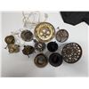 Image 2 : Assorted Brass Oil Lamp Parts and etc.