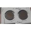 Image 2 : 1917-1920 Canadian Large One Cent Coins.