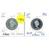 Image 1 : (2) 1992 Special  25 Cents Silver P.F. - Cameo, British Colombia and Alberta.