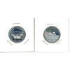 Image 2 : (2) 1992 Special  25 Cents Silver P.F. - Cameo, British Colombia and Alberta.