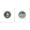 Image 2 : (2) 1992 Special  25 Cents Silver P.F. - Cameo, North West Territories and Yukon .