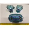 Image 2 : Cream, sugar and tray set