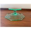 Image 2 : Green depression glass candle holder