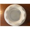 Image 2 : Vintage Milk Glass Bowl w/ Fluted Neck