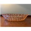 Image 1 : Pink vintage pressed glass dish