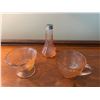 Image 1 : Pink vintage glass lot, 3 pieces