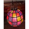 Image 1 : Stained glass Hanging Lamp