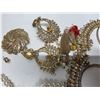 Image 2 : Lot of jewelery- Gold colored