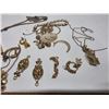 Image 2 : Lot of jewelery- Gold colored