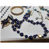 Image 2 : Lot of jewelery- Blue colored