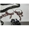Image 3 : Lot of jewelery- Red and black colored