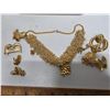 Image 2 : Lot of jewelery- Gold colored