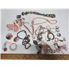 Image 1 : Lot of jewelery- Pink colored
