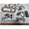 Image 2 : Lot of jewelery- Black and gold colored