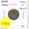 Image 1 : Hong Kong. 1903 Silver 10 Cents. Edward VII. VG.