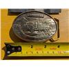 Image 2 : Vintage 1983 Schlumberger Belt buckle w/ Paper